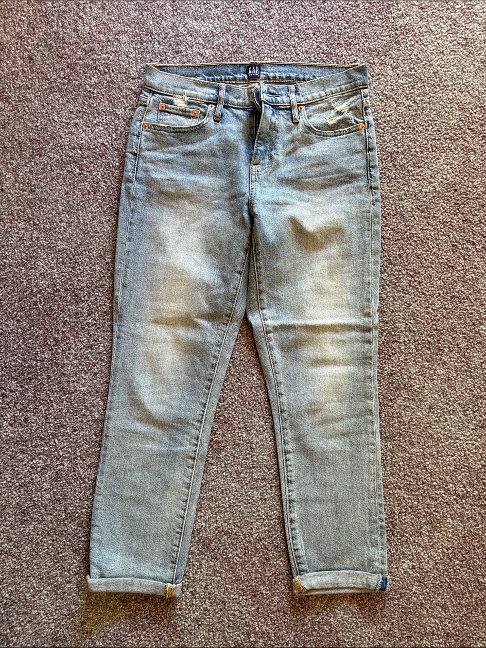 GAP Women's Light Wash Boyfriend Jeans